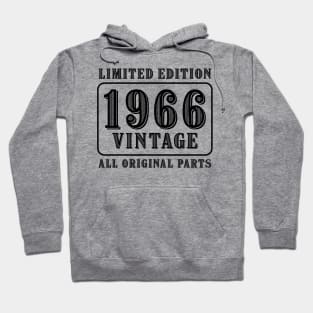 All original parts vintage 1966 limited edition birthday Hoodie